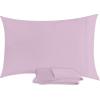 imageUtopia Bedding Queen Pillow Cases  2 Pack  Envelope Closure  Soft Brushed Microfiber Fabric  Shrinkage and Fade Resistant Pillow Covers 20 X 30 Inches Queen GreyLavender