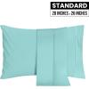imageUtopia Bedding Queen Pillow Cases  2 Pack  Envelope Closure  Soft Brushed Microfiber Fabric  Shrinkage and Fade Resistant Pillow Covers 20 X 30 Inches Queen GreySpa Blue