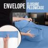 imageUtopia Bedding Queen Pillow Cases  2 Pack  Envelope Closure  Soft Brushed Microfiber Fabric  Shrinkage and Fade Resistant Pillow Covers 20 X 30 Inches Queen GreyDutch Blue