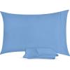 imageUtopia Bedding Queen Pillow Cases  2 Pack  Envelope Closure  Soft Brushed Microfiber Fabric  Shrinkage and Fade Resistant Pillow Covers 20 X 30 Inches Queen GreyDutch Blue