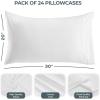 imageUtopia Bedding Queen Pillow Cases  2 Pack  Envelope Closure  Soft Brushed Microfiber Fabric  Shrinkage and Fade Resistant Pillow Covers 20 X 30 Inches Queen GreyWhite