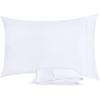 imageUtopia Bedding Queen Pillow Cases  2 Pack  Envelope Closure  Soft Brushed Microfiber Fabric  Shrinkage and Fade Resistant Pillow Covers 20 X 30 Inches Queen GreyWhite