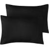 imageUtopia Bedding Queen Pillow Cases  2 Pack  Envelope Closure  Soft Brushed Microfiber Fabric  Shrinkage and Fade Resistant Pillow Covers 20 X 30 Inches Queen GreyBlack