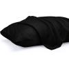 imageUtopia Bedding Queen Pillow Cases  2 Pack  Envelope Closure  Soft Brushed Microfiber Fabric  Shrinkage and Fade Resistant Pillow Covers 20 X 30 Inches Queen GreyBlack