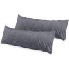 imageUtopia Bedding Queen Pillow Cases  2 Pack  Envelope Closure  Soft Brushed Microfiber Fabric  Shrinkage and Fade Resistant Pillow Covers 20 X 30 Inches Queen GreyGrey