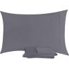imageUtopia Bedding Queen Pillow Cases  2 Pack  Envelope Closure  Soft Brushed Microfiber Fabric  Shrinkage and Fade Resistant Pillow Covers 20 X 30 Inches Queen GreyGrey