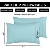 imageUtopia Bedding Queen Pillow Cases  2 Pack  Envelope Closure  Soft Brushed Microfiber Fabric  Shrinkage and Fade Resistant Pillow Covers 20 X 30 Inches Queen GreySpa Blue