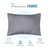 imageUtopia Bedding Queen Pillow Cases  2 Pack  Envelope Closure  Soft Brushed Microfiber Fabric  Shrinkage and Fade Resistant Pillow Covers 20 X 30 Inches Queen GreyGrey