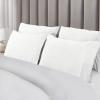 imageUtopia Bedding Queen Pillow Cases  2 Pack  Envelope Closure  Soft Brushed Microfiber Fabric  Shrinkage and Fade Resistant Pillow Covers 20 X 30 Inches Queen GreyWhite