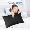 imageUtopia Bedding Queen Pillow Cases  2 Pack  Envelope Closure  Soft Brushed Microfiber Fabric  Shrinkage and Fade Resistant Pillow Covers 20 X 30 Inches Queen GreyBlack