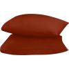 imageUtopia Bedding Queen Pillow Cases  2 Pack  Envelope Closure  Soft Brushed Microfiber Fabric  Shrinkage and Fade Resistant Pillow Covers 20 X 30 Inches Queen GreyOrange