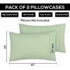 imageUtopia Bedding Queen Pillow Cases  2 Pack  Envelope Closure  Soft Brushed Microfiber Fabric  Shrinkage and Fade Resistant Pillow Covers 20 X 30 Inches Queen GreySage