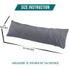 imageUtopia Bedding Queen Pillow Cases  2 Pack  Envelope Closure  Soft Brushed Microfiber Fabric  Shrinkage and Fade Resistant Pillow Covers 20 X 30 Inches Queen GreyGrey