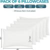 imageUtopia Bedding Queen Pillow Cases  2 Pack  Envelope Closure  Soft Brushed Microfiber Fabric  Shrinkage and Fade Resistant Pillow Covers 20 X 30 Inches Queen GreyWhite