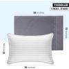 imageUtopia Bedding Queen Pillow Cases  2 Pack  Envelope Closure  Soft Brushed Microfiber Fabric  Shrinkage and Fade Resistant Pillow Covers 20 X 30 Inches Queen GreyGrey