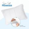 imageUtopia Bedding Queen Pillow Cases  2 Pack  Envelope Closure  Soft Brushed Microfiber Fabric  Shrinkage and Fade Resistant Pillow Covers 20 X 30 Inches Queen GreyWhite