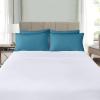 imageUtopia Bedding Queen Pillow Cases  Pack of 4  Envelope Closure  Soft Brushed Microfiber Fabric  Shrinkage and Fade Resistant Pillow Covers Queen Size 20 X 30 Inches Queen WhiteDenim Blue