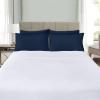 imageUtopia Bedding Queen Pillow Cases  Pack of 4  Envelope Closure  Soft Brushed Microfiber Fabric  Shrinkage and Fade Resistant Pillow Covers Queen Size 20 X 30 Inches Queen WhiteNavy