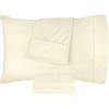 imageUtopia Bedding Queen Pillow Cases  Pack of 4  Envelope Closure  Soft Brushed Microfiber Fabric  Shrinkage and Fade Resistant Pillow Covers Queen Size 20 X 30 Inches Queen WhiteIvory