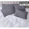 imageUtopia Bedding Queen Pillow Cases  Pack of 4  Envelope Closure  Soft Brushed Microfiber Fabric  Shrinkage and Fade Resistant Pillow Covers Queen Size 20 X 30 Inches Queen WhiteGrey