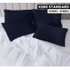 imageUtopia Bedding Queen Pillow Cases  Pack of 4  Envelope Closure  Soft Brushed Microfiber Fabric  Shrinkage and Fade Resistant Pillow Covers Queen Size 20 X 30 Inches Queen WhiteNavy