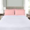imageUtopia Bedding Queen Pillow Cases  Pack of 4  Envelope Closure  Soft Brushed Microfiber Fabric  Shrinkage and Fade Resistant Pillow Covers Queen Size 20 X 30 Inches Queen WhitePink