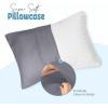 imageUtopia Bedding Queen Pillow Cases  Pack of 4  Envelope Closure  Soft Brushed Microfiber Fabric  Shrinkage and Fade Resistant Pillow Covers Queen Size 20 X 30 Inches Queen WhiteGrey