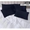 imageUtopia Bedding Queen Pillow Cases  Pack of 4  Envelope Closure  Soft Brushed Microfiber Fabric  Shrinkage and Fade Resistant Pillow Covers Queen Size 20 X 30 Inches Queen WhiteNavy