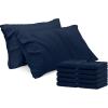 imageUtopia Bedding Queen Pillow Cases  Pack of 4  Envelope Closure  Soft Brushed Microfiber Fabric  Shrinkage and Fade Resistant Pillow Covers Queen Size 20 X 30 Inches Queen WhiteNavy