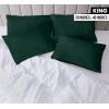 imageUtopia Bedding Queen Pillow Cases  Pack of 4  Envelope Closure  Soft Brushed Microfiber Fabric  Shrinkage and Fade Resistant Pillow Covers Queen Size 20 X 30 Inches Queen WhiteEmerald