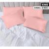 imageUtopia Bedding Queen Pillow Cases  Pack of 4  Envelope Closure  Soft Brushed Microfiber Fabric  Shrinkage and Fade Resistant Pillow Covers Queen Size 20 X 30 Inches Queen WhitePink