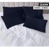 imageUtopia Bedding Queen Pillow Cases  Pack of 4  Envelope Closure  Soft Brushed Microfiber Fabric  Shrinkage and Fade Resistant Pillow Covers Queen Size 20 X 30 Inches Queen WhiteNavy
