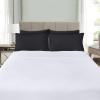 imageUtopia Bedding Queen Pillow Cases  Pack of 4  Envelope Closure  Soft Brushed Microfiber Fabric  Shrinkage and Fade Resistant Pillow Covers Queen Size 20 X 30 Inches Queen WhiteBlack