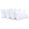 imageUtopia Bedding Queen Pillow Cases  Pack of 4  Envelope Closure  Soft Brushed Microfiber Fabric  Shrinkage and Fade Resistant Pillow Covers Queen Size 20 X 30 Inches Queen WhiteWhite