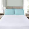 imageUtopia Bedding Queen Pillow Cases  Pack of 4  Envelope Closure  Soft Brushed Microfiber Fabric  Shrinkage and Fade Resistant Pillow Covers Queen Size 20 X 30 Inches Queen WhiteSpa Blue