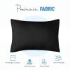 imageUtopia Bedding Queen Pillow Cases  Pack of 4  Envelope Closure  Soft Brushed Microfiber Fabric  Shrinkage and Fade Resistant Pillow Covers Queen Size 20 X 30 Inches Queen WhiteBlack