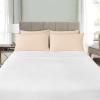 imageUtopia Bedding Queen Pillow Cases  Pack of 4  Envelope Closure  Soft Brushed Microfiber Fabric  Shrinkage and Fade Resistant Pillow Covers Queen Size 20 X 30 Inches Queen WhiteBeige