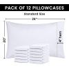 imageUtopia Bedding Queen Pillow Cases  Pack of 4  Envelope Closure  Soft Brushed Microfiber Fabric  Shrinkage and Fade Resistant Pillow Covers Queen Size 20 X 30 Inches Queen WhiteWhite