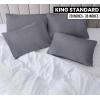 imageUtopia Bedding Queen Pillow Cases  Pack of 4  Envelope Closure  Soft Brushed Microfiber Fabric  Shrinkage and Fade Resistant Pillow Covers Queen Size 20 X 30 Inches Queen WhiteGrey