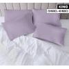 imageUtopia Bedding Queen Pillow Cases  Pack of 4  Envelope Closure  Soft Brushed Microfiber Fabric  Shrinkage and Fade Resistant Pillow Covers Queen Size 20 X 30 Inches Queen WhiteLavender