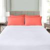 imageUtopia Bedding Queen Pillow Cases  Pack of 4  Envelope Closure  Soft Brushed Microfiber Fabric  Shrinkage and Fade Resistant Pillow Covers Queen Size 20 X 30 Inches Queen WhiteCoral