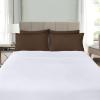 imageUtopia Bedding Queen Pillow Cases  Pack of 4  Envelope Closure  Soft Brushed Microfiber Fabric  Shrinkage and Fade Resistant Pillow Covers Queen Size 20 X 30 Inches Queen WhiteBrown