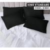 imageUtopia Bedding Queen Pillow Cases  Pack of 4  Envelope Closure  Soft Brushed Microfiber Fabric  Shrinkage and Fade Resistant Pillow Covers Queen Size 20 X 30 Inches Queen WhiteBlack