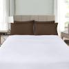 imageUtopia Bedding Queen Pillow Cases  Pack of 4  Envelope Closure  Soft Brushed Microfiber Fabric  Shrinkage and Fade Resistant Pillow Covers Queen Size 20 X 30 Inches Queen WhiteBrown