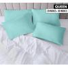 imageUtopia Bedding Queen Pillow Cases  Pack of 4  Envelope Closure  Soft Brushed Microfiber Fabric  Shrinkage and Fade Resistant Pillow Covers Queen Size 20 X 30 Inches Queen WhiteSpa Blue