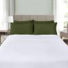 imageUtopia Bedding Queen Pillow Cases  Pack of 4  Envelope Closure  Soft Brushed Microfiber Fabric  Shrinkage and Fade Resistant Pillow Covers Queen Size 20 X 30 Inches Queen WhiteOlive