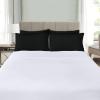 imageUtopia Bedding Queen Pillow Cases  Pack of 4  Envelope Closure  Soft Brushed Microfiber Fabric  Shrinkage and Fade Resistant Pillow Covers Queen Size 20 X 30 Inches Queen WhiteBlack