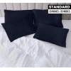 imageUtopia Bedding Queen Pillow Cases  Pack of 4  Envelope Closure  Soft Brushed Microfiber Fabric  Shrinkage and Fade Resistant Pillow Covers Queen Size 20 X 30 Inches Queen WhiteNavy