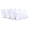imageUtopia Bedding Queen Pillow Cases  Pack of 4  Envelope Closure  Soft Brushed Microfiber Fabric  Shrinkage and Fade Resistant Pillow Covers Queen Size 20 X 30 Inches Queen WhiteWhite