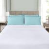 imageUtopia Bedding Queen Pillow Cases  Pack of 4  Envelope Closure  Soft Brushed Microfiber Fabric  Shrinkage and Fade Resistant Pillow Covers Queen Size 20 X 30 Inches Queen WhiteSpa Blue